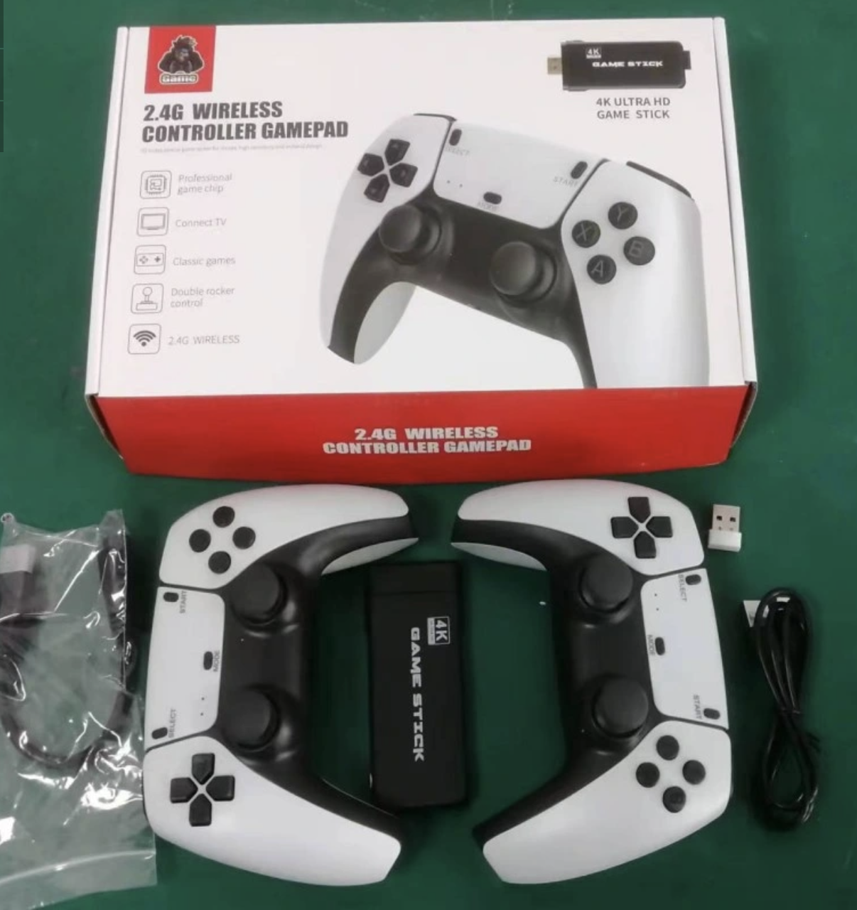 Ігрова консоль/приставка 2.4G WIRELESS CONTROR GAMEPAD 4K (M8PRO) (два джойстики) - Image 2