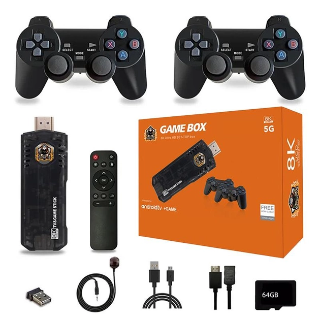 Ігрова консоль/приставка GAME BOX X8 8K/5G (два джойстики)