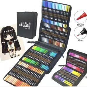 Акварельні Color pencil AND 100 CD Художні Маркери із сумкою для малювання