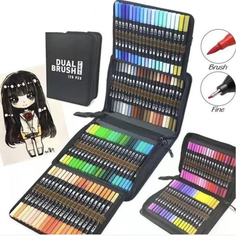 Акварельні Color pencil AND 100 CD Художні Маркери із сумкою для малювання