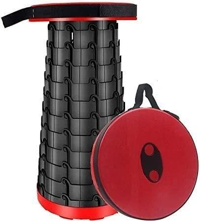 Складаний туристичний стілець 47 см Telescopic stool / Складаний телескопічний стілець для пікніка, риболовлі - Зображення 4