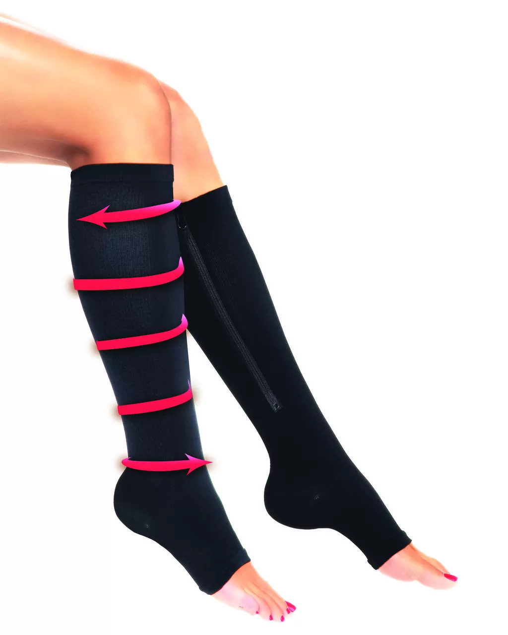 Компресійні гольфи на змійці Zip Sox Допоможи у випадку варикозу