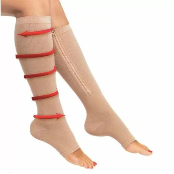 Компресійні гольфи на змійці Zip Sox Допоможи у випадку варикозу - Image 2