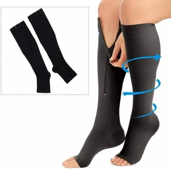 Компресійні гольфи на змійці Zip Sox Допоможи у випадку варикозу - Image 5