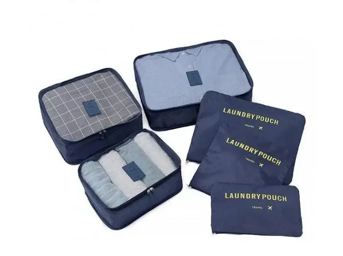 Набір дорожніх органайзерів для мов Laundry Pouch (Бордовий) - Image 5
