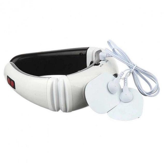 Електромасажор для шиї Neck Massager HX-5880 шийний коміровий вібромасажер 223-37 - Зображення 6