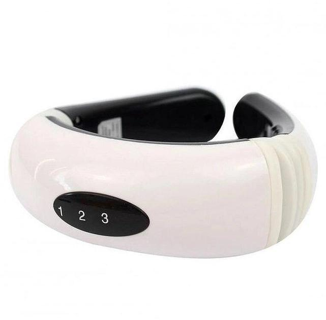 Електромасажор для шиї Neck Massager HX-5880 шийний коміровий вібромасажер 223-37 - Зображення 7