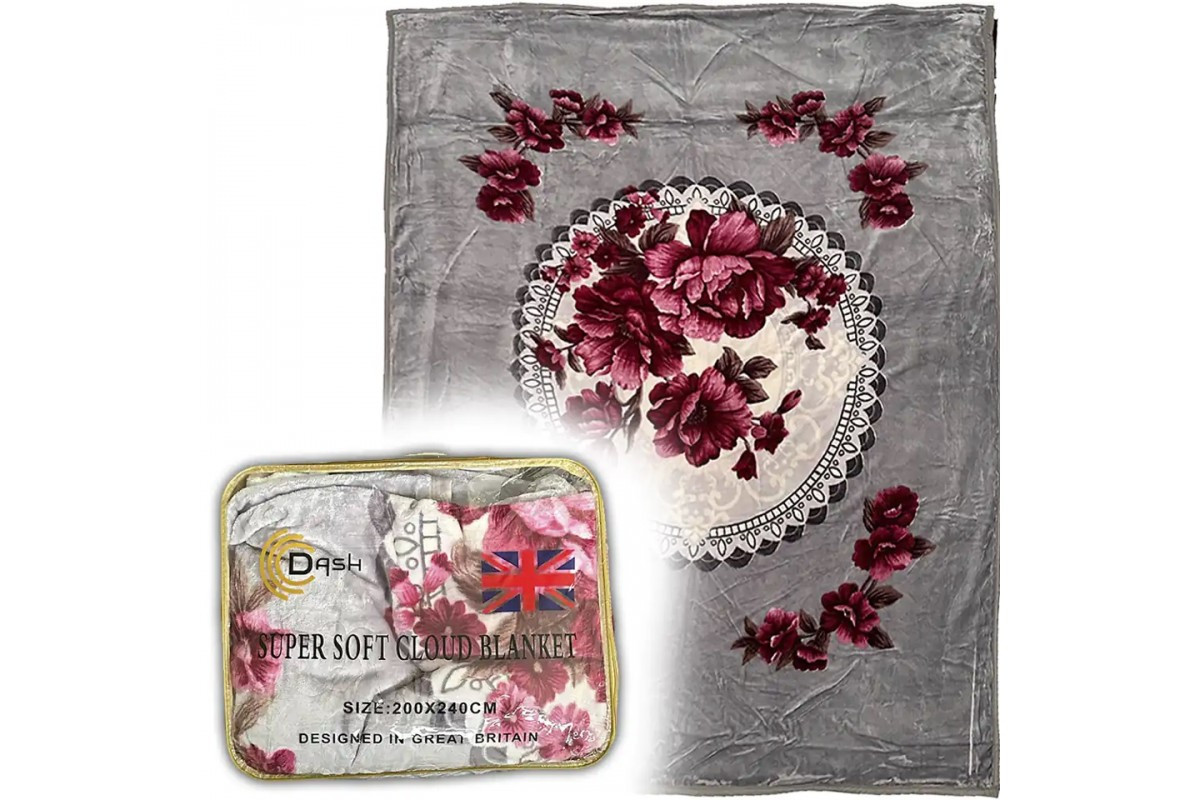 Одеяло/покривало Super Soft Cloud Blanket (100% поліестер 6.5 кг) 210х240 см - Image 6