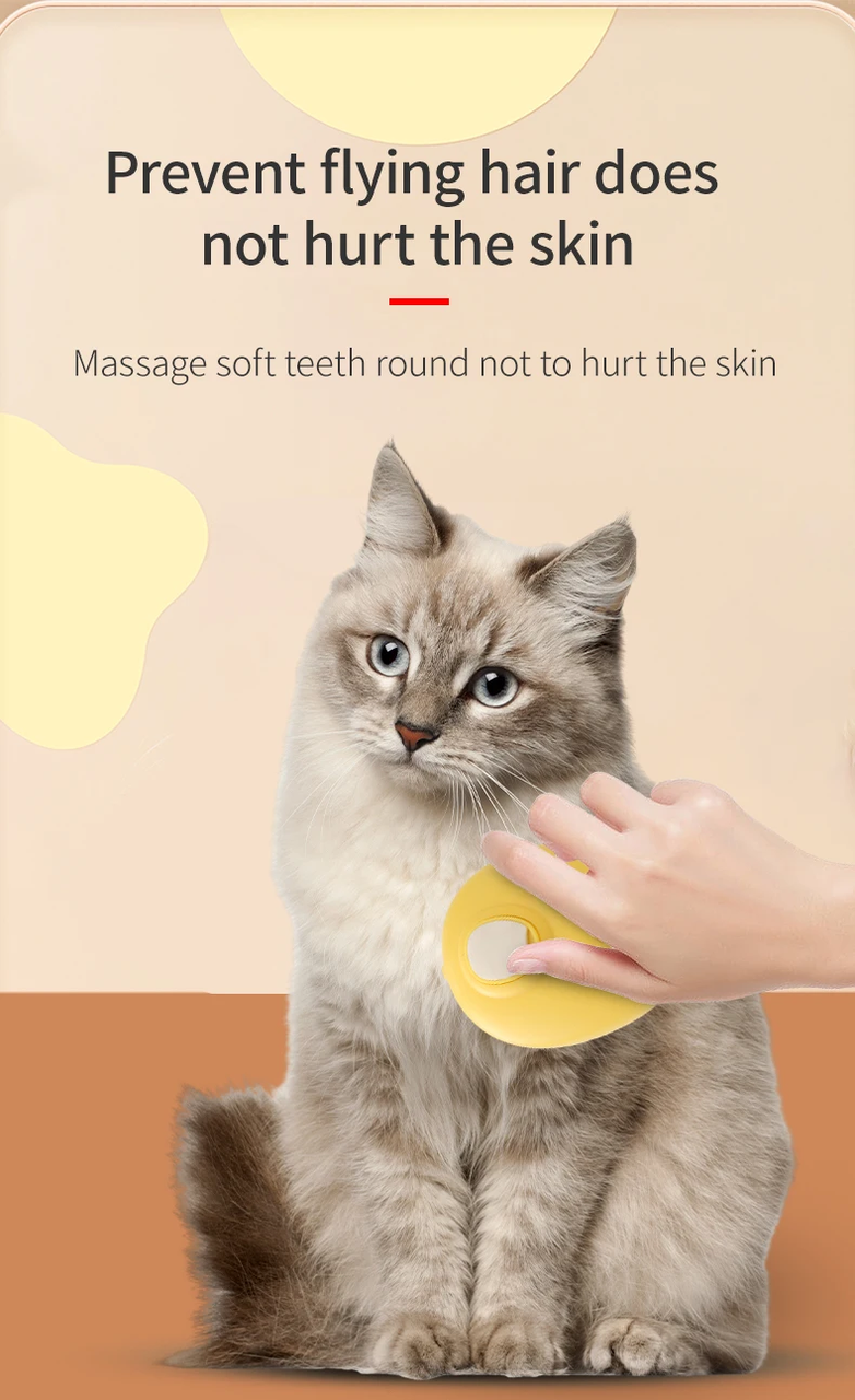 Парова щітка для шерсті із впускним відверненням для рідини Pet comb - Зображення 3