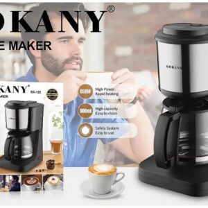Кофеварка крапельна Sokany SK-125 Cofee Maker 650W 900ml
