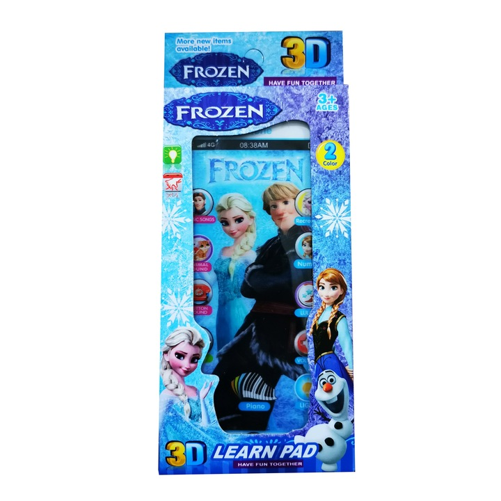 Дитячий інтерактивний телефон Frozen Learn Pad з 10 функціями