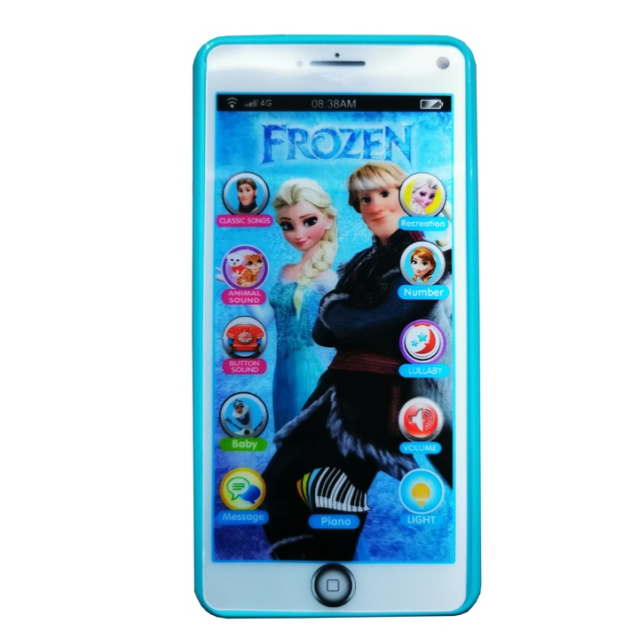 Дитячий інтерактивний телефон Frozen Learn Pad з 10 функціями - Зображення 2