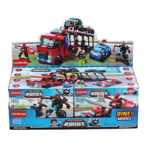 Робот трансформер LELE Brother 8539 DIY Brick Block Building Block Іграшка