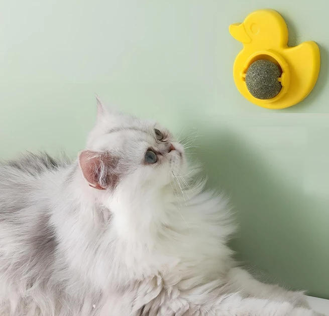 Іграшка з м'ятою для котів Каченя Котяча м'ята антистрес Pet toy - Зображення 4