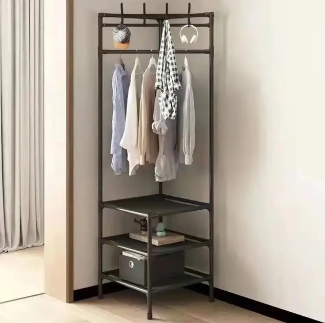 Кутова вішак для одягу Multifunctional Cornet Coat з крючками