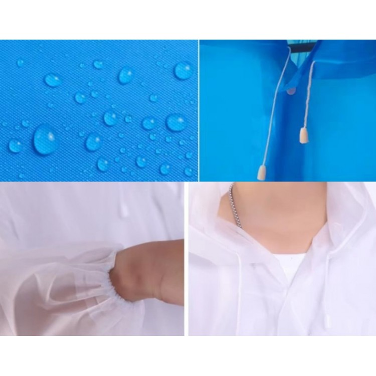 Дощовик універсальний з капюшоном, RAINCOAT (150 х 70 см), різні кольори. - Image 2
