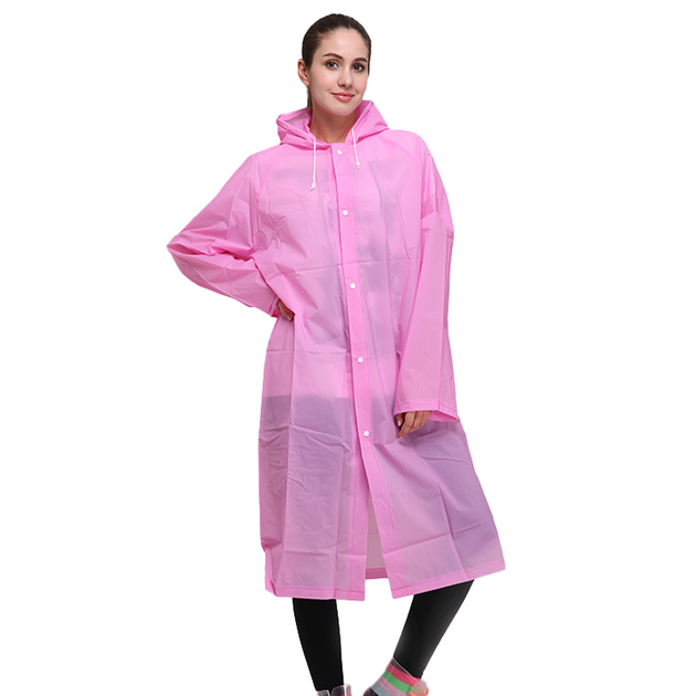 Дощовик універсальний з капюшоном, RAINCOAT (150 х 70 см), різні кольори. - Image 4