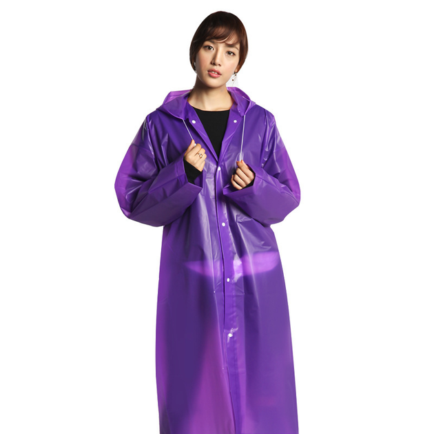 Дощовик універсальний з капюшоном, RAINCOAT (150 х 70 см), різні кольори. - Image 6
