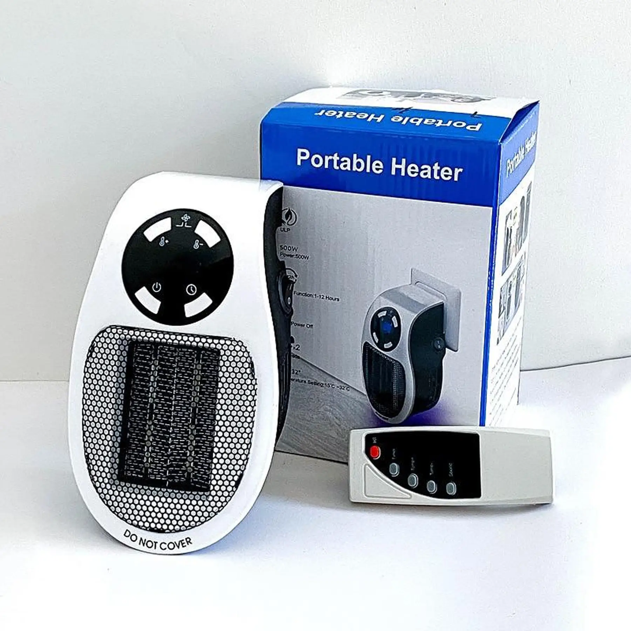 Портативний нагрівач Portable Heater з LCD (500 Ватт) дисплеєм та пультом керування - Зображення 6