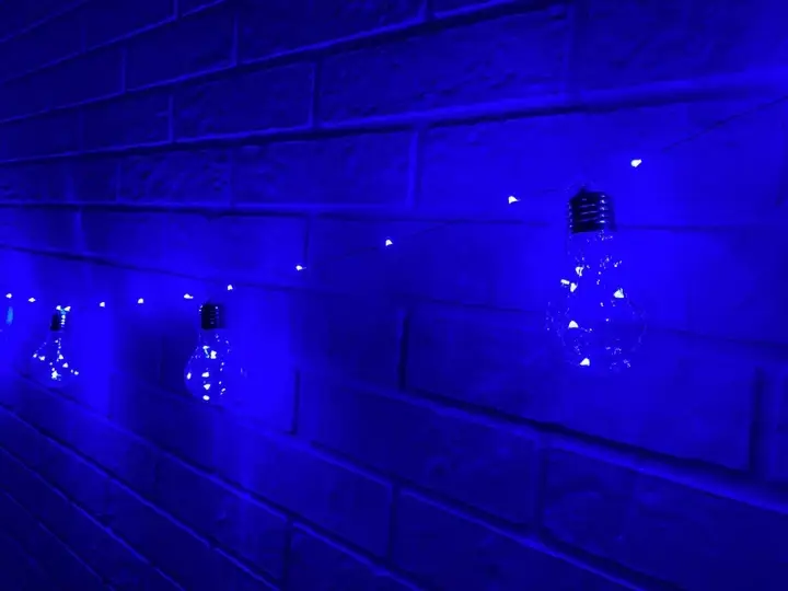 Гірлянда RD-9009 Лампа Едісона 75LED 2,5 м Колір LED-Синій 220v - Зображення 4