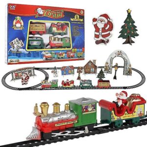 Ігровий різдвяний потяг (13 предметів) від батарей, Christmas Classic Train