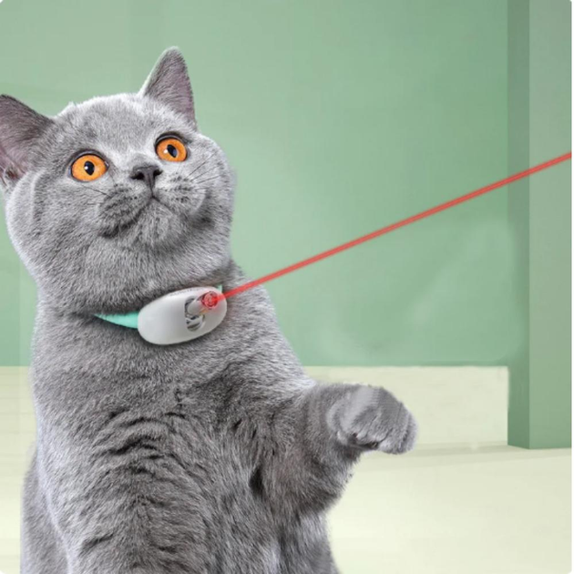 Розумний лазерний ошийник для кішок Smart Laser Collar Смарт іграшка з лазерною указкою - Image 2