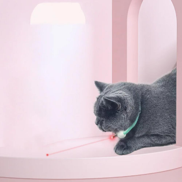 Розумний лазерний ошийник для кішок Smart Laser Collar Смарт іграшка з лазерною указкою - Image 6