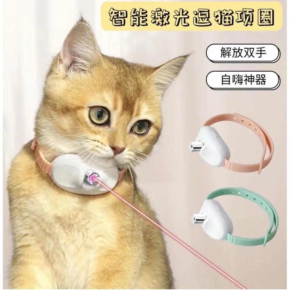 Розумний лазерний ошийник для кішок Smart Laser Collar Смарт іграшка з лазерною указкою