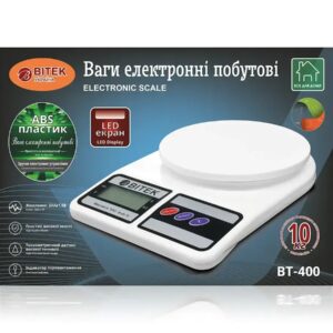 Ваги електронні побутові 10кг BITEK BT-400