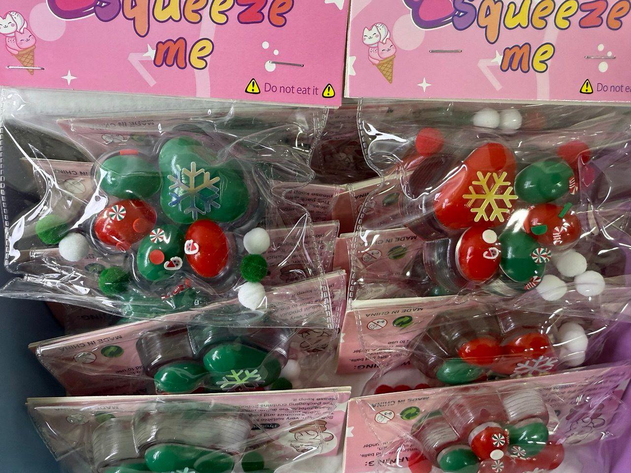 Таба Лапка Squeeze м'яка іграшка антистрес сквіш лапки котика (Merry Christmas) - Image 2