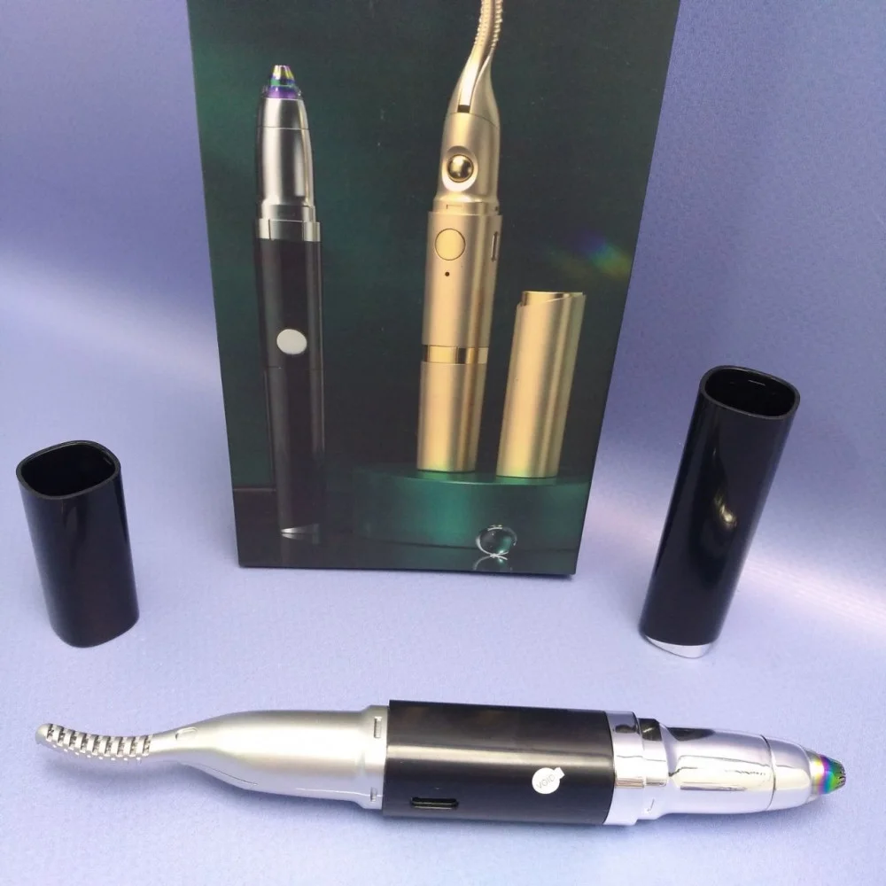 Портативний двосторонній триммер - щипці Electric Curler/ Trimmer 2 в 1 (щипці для завивки вій) - Image 4