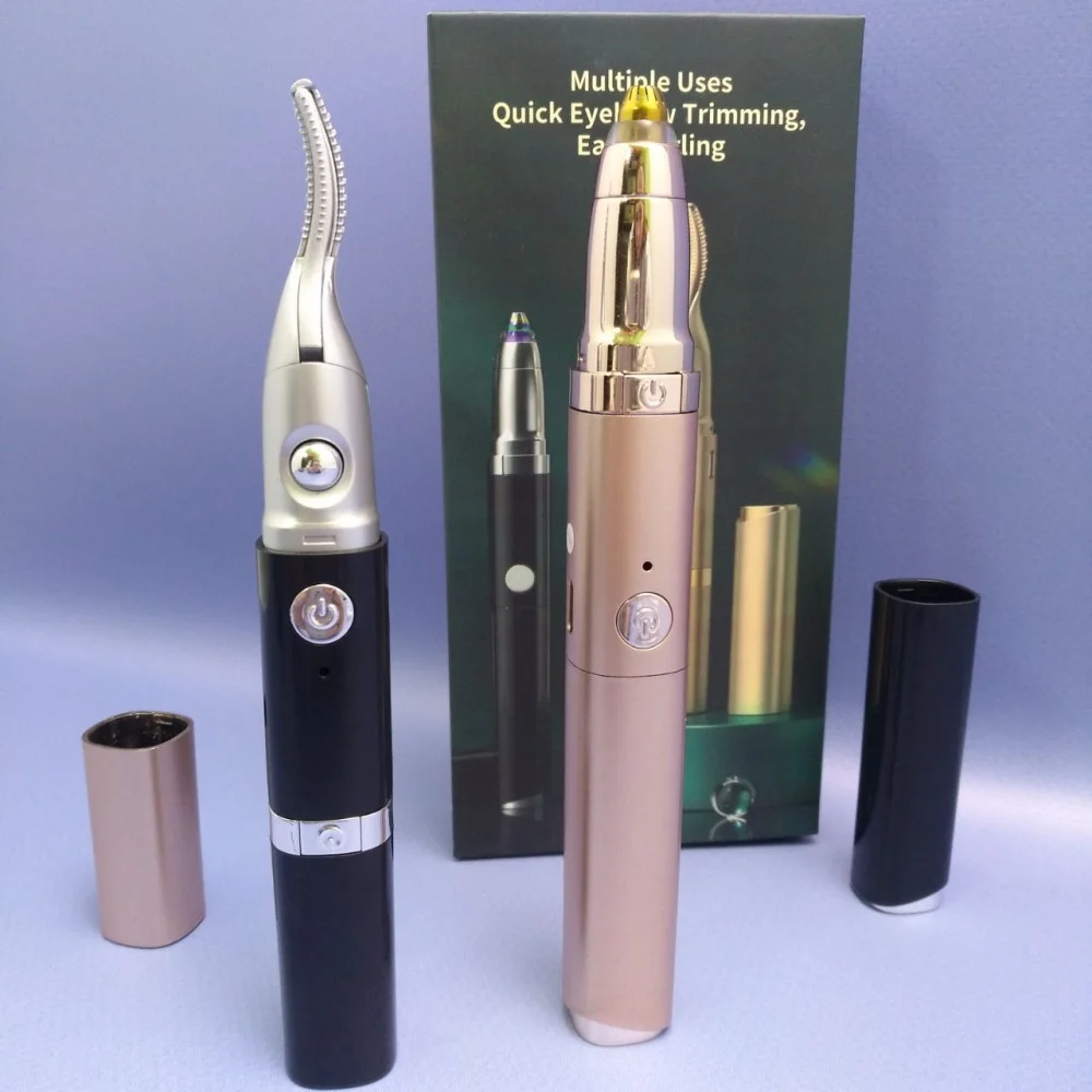 Портативний двосторонній триммер - щипці Electric Curler/ Trimmer 2 в 1 (щипці для завивки вій) - Image 5