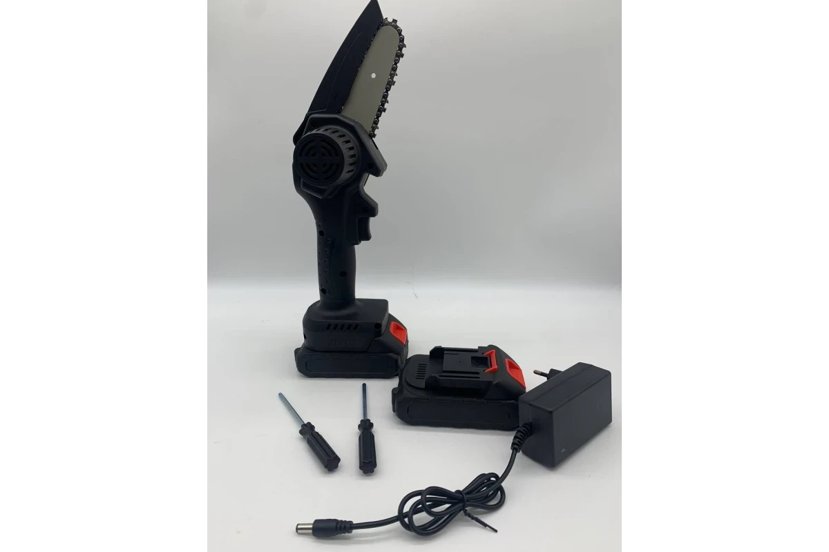 Мініпила 4 Дюймів Mini Electric Chainsaw у КОРОБКИ з двома аккумуляторами 24V - Image 2