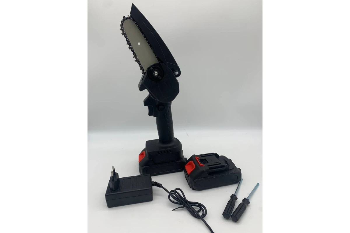 Мініпила 4 Дюймів Mini Electric Chainsaw у КОРОБКИ з двома аккумуляторами 24V - Image 3