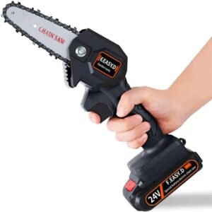 Акумуляторна пилка на 24V сучкоріз для обрізки дерев Electric Chainsaw в коробці