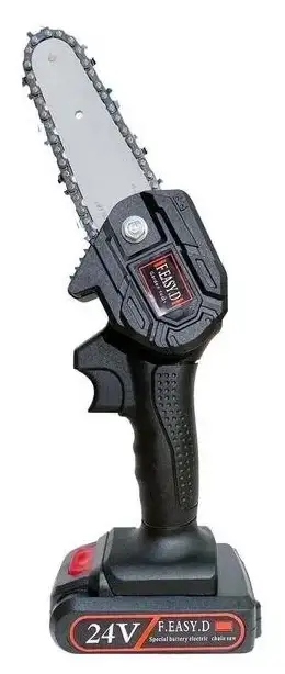 Акумуляторна пилка на 24V сучкоріз для обрізки дерев Electric Chainsaw в коробці - Image 3