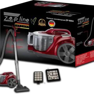 Пилосос контейнерний 4л Zepline ZP-6804 (Червоний)