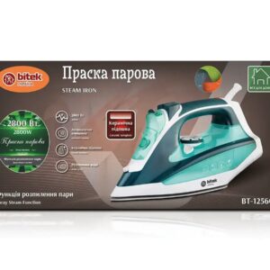 Утюг паровий з керамічною підошвою 2800Вт BT-1256G