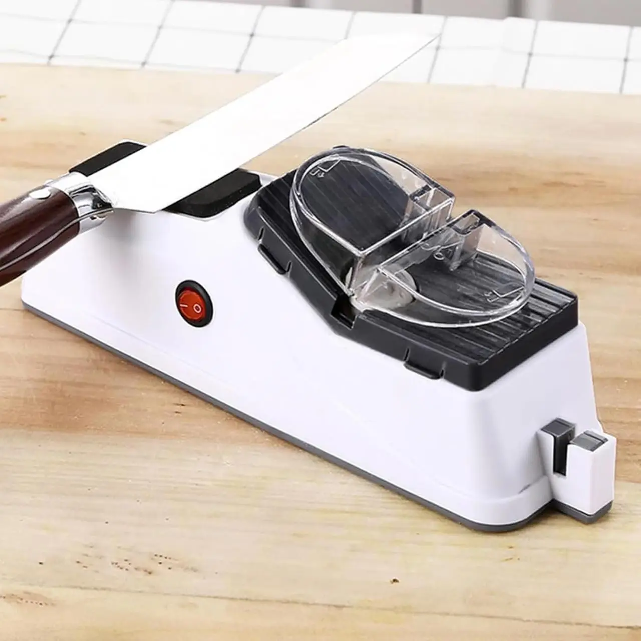 Точилка електрична 4 в 1 для ножів та ножиць від USB Electric Knife Sharpener - Image 5