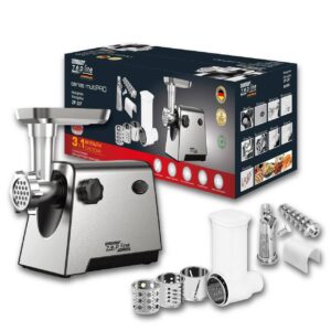 Електром'ясорубка 3в1 4000 Вт із нержавіючої сталі Zepline ZP-00207