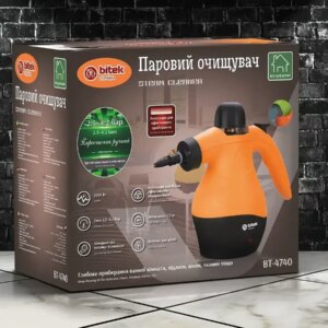 Паровий очищувач ручний 2200Вт 4,2бар Steam Cleaner BITEK BT-4740