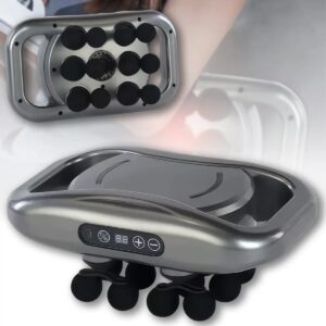 Перкусійний масажер з дисплеєм та 12 масажними головками на 9 режимів масажу RT-608