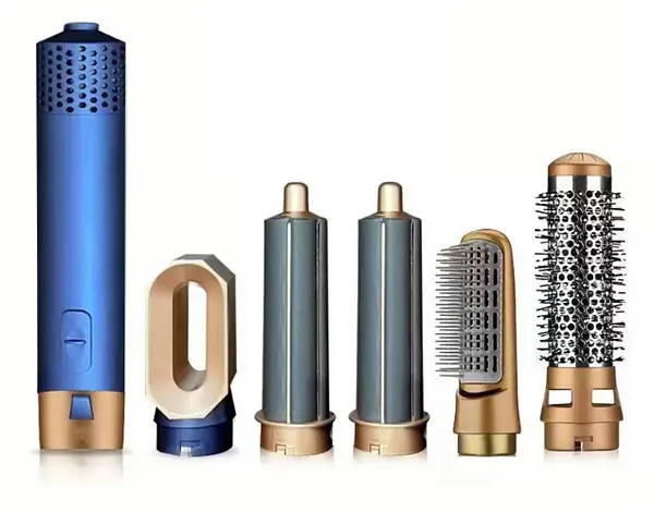 Стайлер Для волосся 5 в 1 + Коробка Чохол Hot Air Styler ДАЙСОН BLUE - Зображення 3