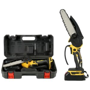 Міні пила акумуляторна садова ланцюгова в кейсі + 2 акумулятори 64V