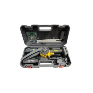 Акумуляторна пила безщіткова міні ланцюгова з кейсом та 2-ма аккумуляторами 64V