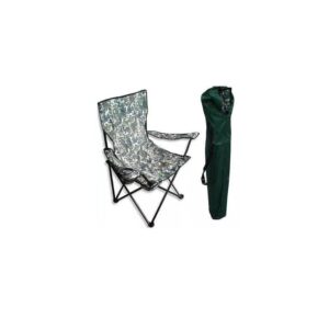 Стілець розкладний туристичний для рибальства HX 001 Camping quad chair Камуфляж