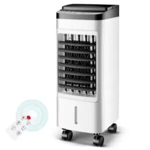 Охолоджувач повітря Germatic SK-001J, (120W, сенсорні кнопки, пульт, екран, колеса, автообіг, ємність - 5,5л)