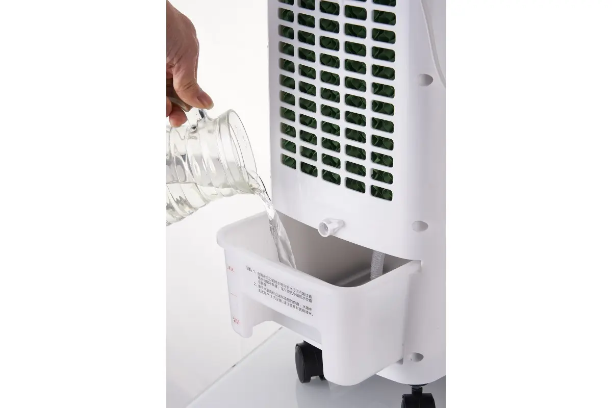 Охолоджувач повітря Germatic SK-001J, (120W, сенсорні кнопки, пульт, екран, колеса, автообіг, ємність - 5,5л) - Зображення 2