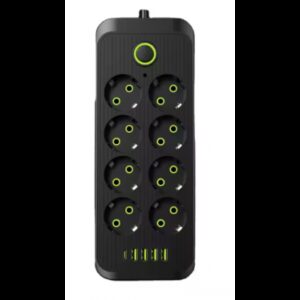 Підовжувач електричний Тк-12 (8×220В+4×USB+1×Type-C) Чорний 5m