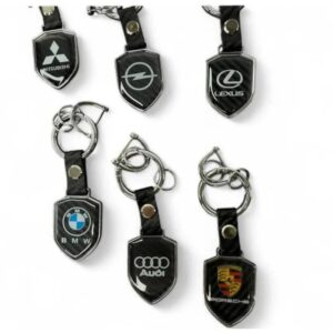 Брелок для авто ключів з логотипом carbon shiel (BMW, Audi, Volkswagen, Mercedes-Benz, Porsche, Toyota, Lexus)